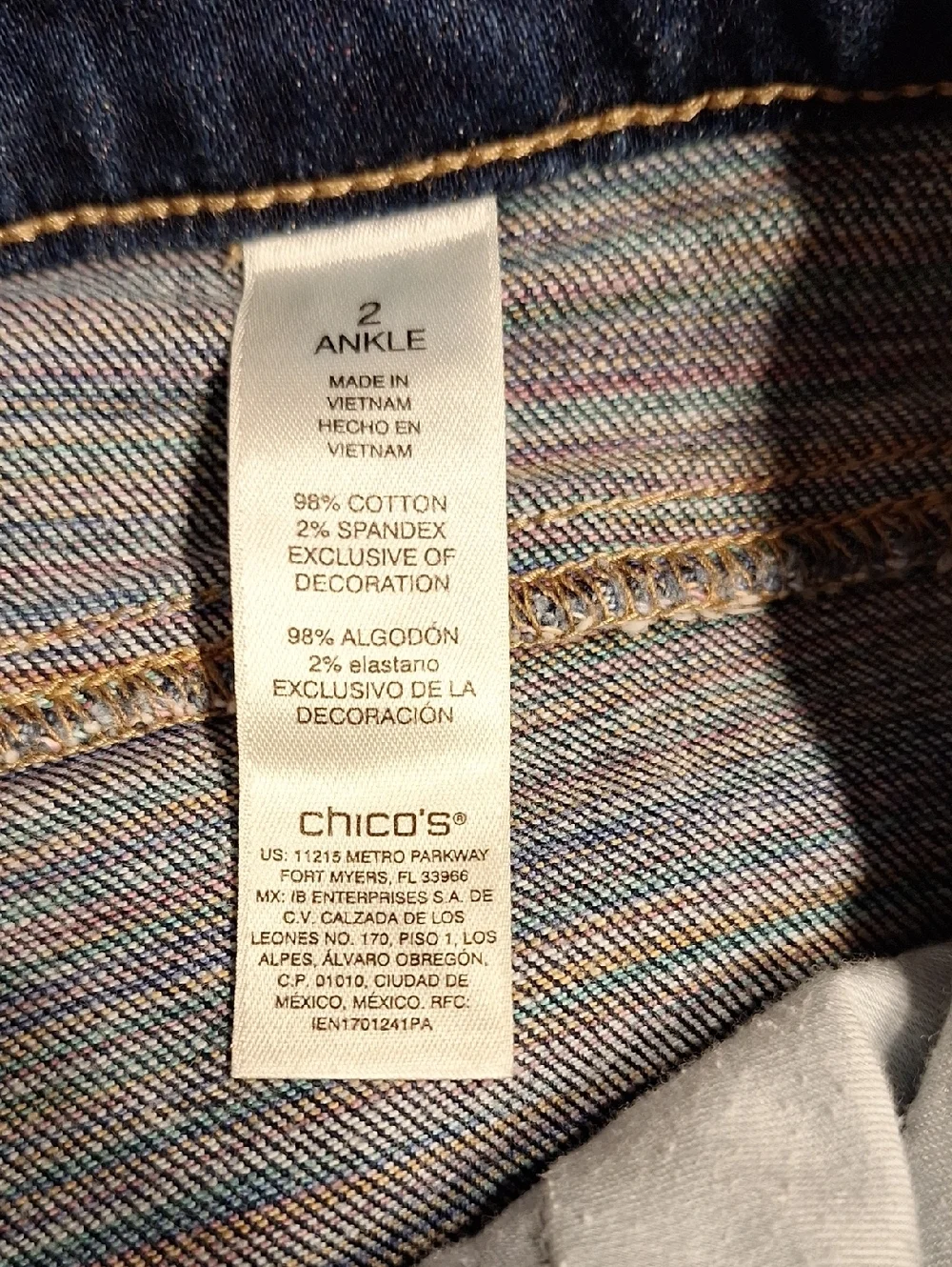 Chicos classic blue
